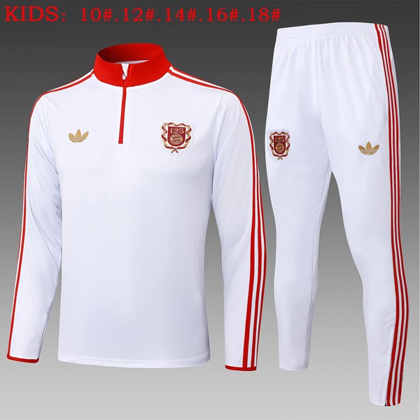 Ninos Sudadera De Training Bayern Munich 125th 2025/26 Blanco 5